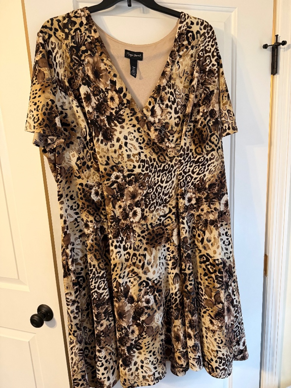 Plus size Leopard Print Aline Dress